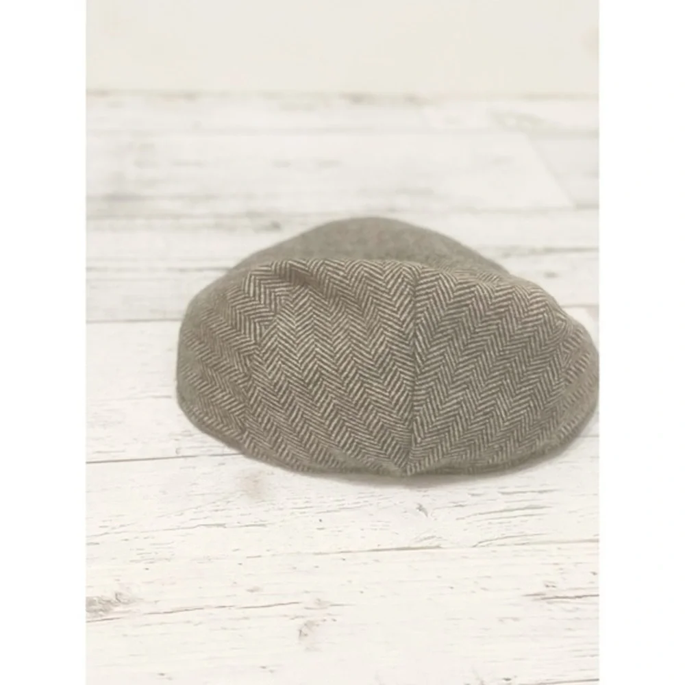 Jangoul Newsboy Brown Tweed Kids Hat.